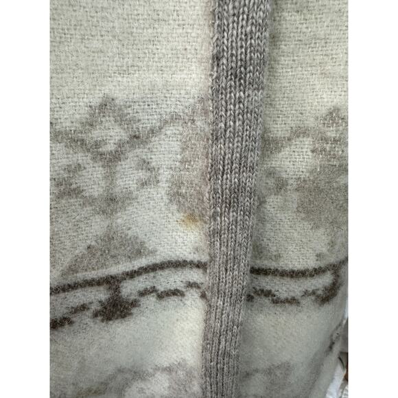 Alafoss Icewool S Ivory 100% Pure Virgin Wool Long Cardigan Sweater Coat - Picture 9 of 16